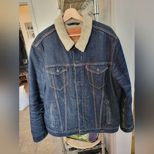 Mens levis sherpa jacket